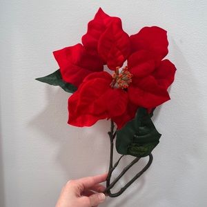 NWOT Threshold Large Faux Poinsettia Flower